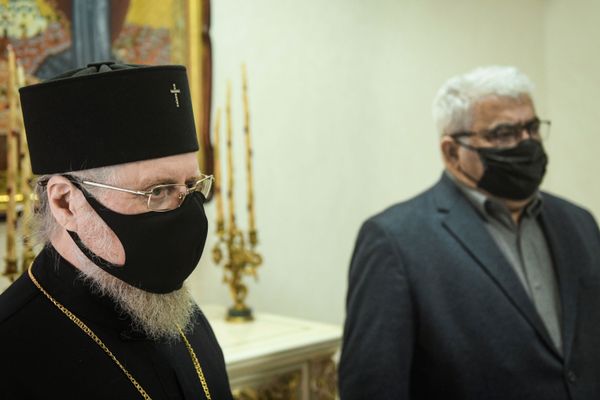 Православную икону, найденную в Гадруте, передали в храм Русской церкви в Баку - Sputnik Азербайджан