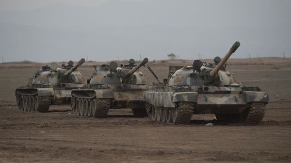 Танки азербайджанской армии - Sputnik Азербайджан
