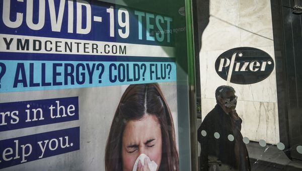 Штаб компании Pfizer, фото из архива - Sputnik Азербайджан