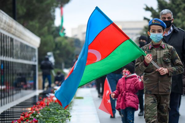 Laçının azad edilməsi ilə bağlı tədbir - Sputnik Азербайджан