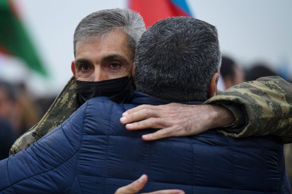 Laçının azad edilməsi ilə bağlı tədbir - Sputnik Азербайджан