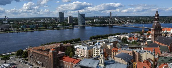 Вид на Ригу, фото из архива - Sputnik Азербайджан