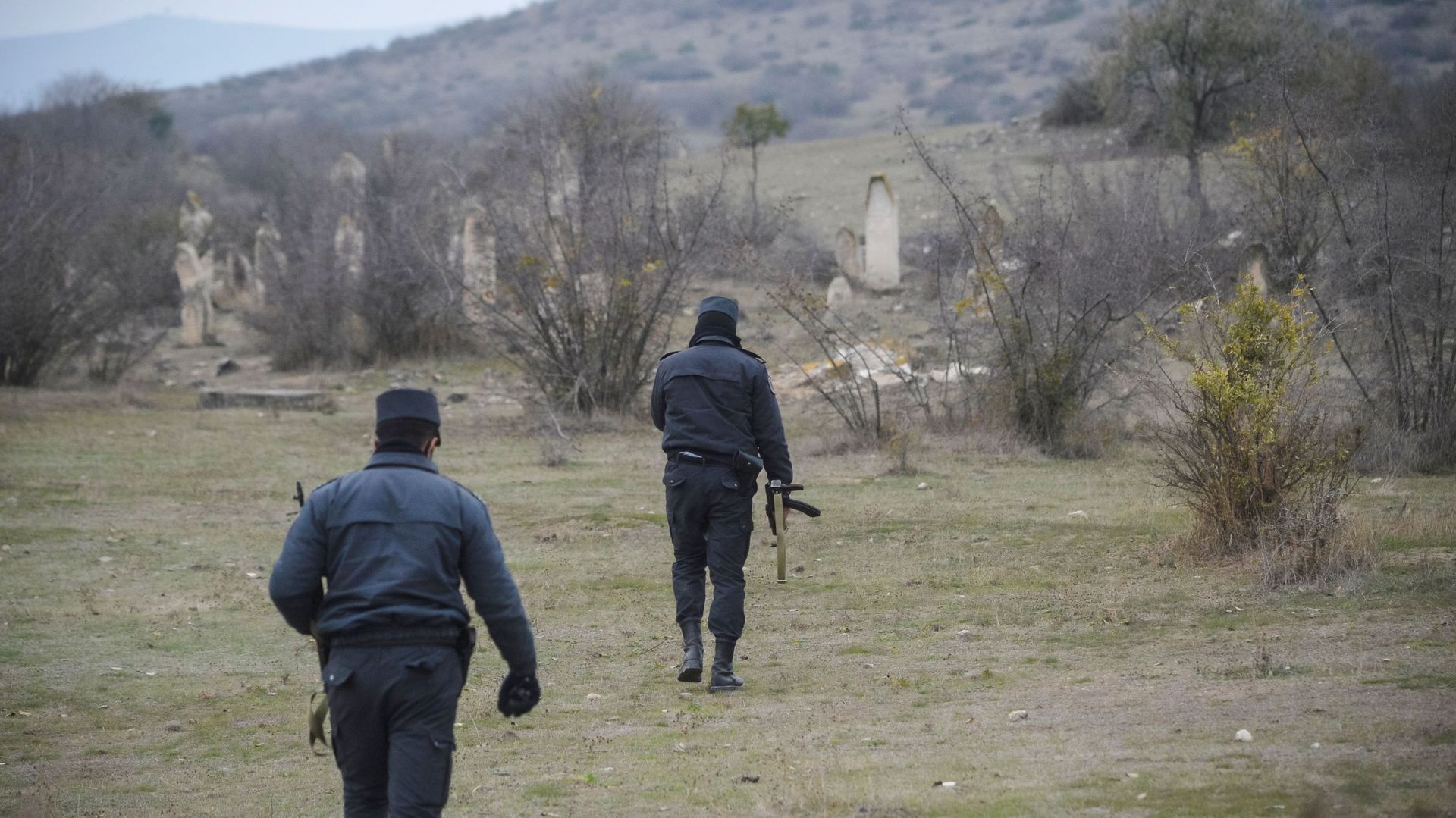 Ağdamda polislər Ağdamda polislər - Sputnik Азербайджан, 1920, 02.04.2021