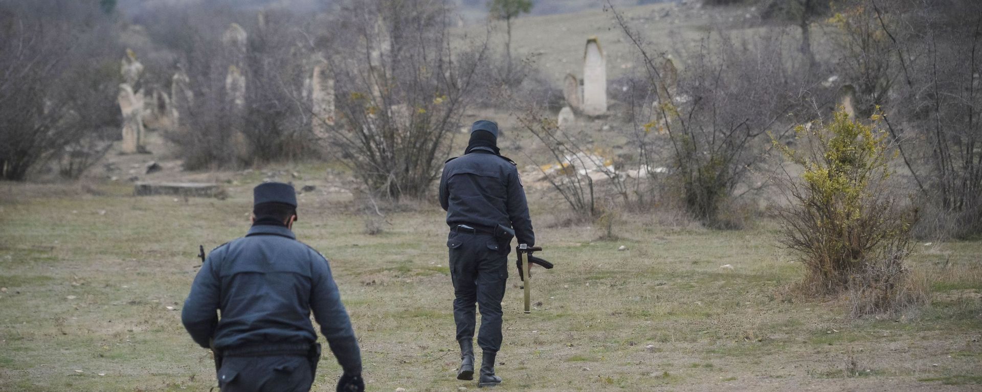 Ağdamda polislər Ağdamda polislər - Sputnik Азербайджан, 1920, 01.05.2021