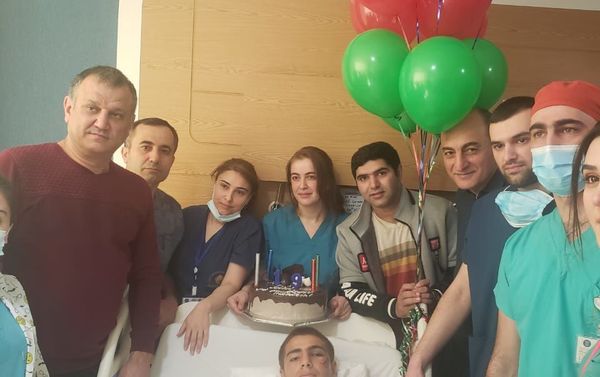 Один из раненых во время войны - Sputnik Азербайджан