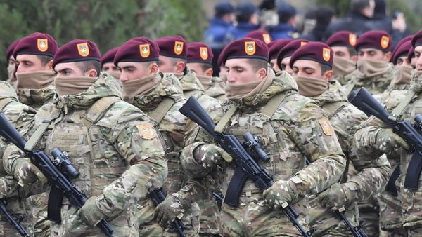 Военнослужащие азербайджанской армии, фото из архива - Sputnik Азербайджан