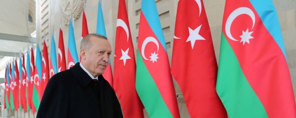 Президент Турции Реджеп Тайип Эрдоган в Баку, фото из архива - Sputnik Азербайджан