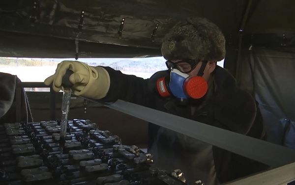Полевой автопарк для военной и специальной техники российского миротворческого контингента в Карабахе - Sputnik Азербайджан