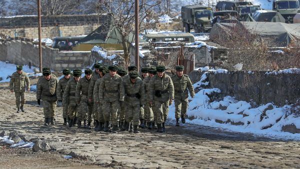 Азербайджанские военные, фото из архива - Sputnik Азербайджан