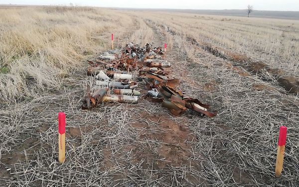 Мероприятия по инженерному обеспечению войск на освобожденных территориях - Sputnik Азербайджан