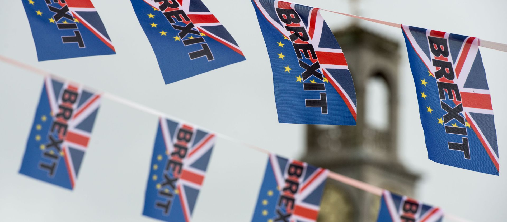 Флаги с надписью Brexit - Sputnik Азербайджан, 1920, 25.12.2020