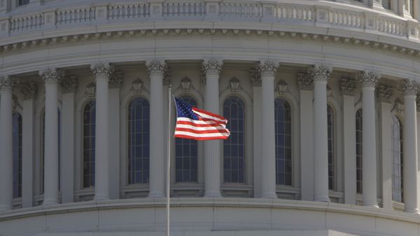 Флаг США, фото из архива - Sputnik Азербайджан