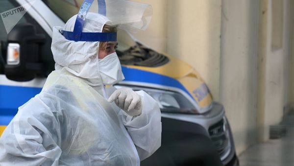 Медик в Тбилиси, фото из архива - Sputnik Азербайджан