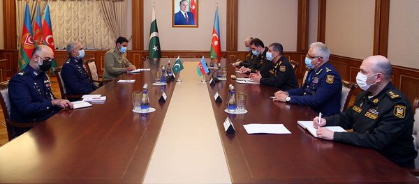 Azərbaycan ilə Pakistan arasında hərbi əlaqələrin genişləndirilməsi məsələləri müzakirə olunub - Sputnik Азербайджан