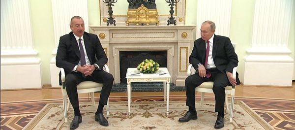 Соглашение разблокирует транспортные связи - видео встречи Алиева с Путиным в Москве - Sputnik Азербайджан