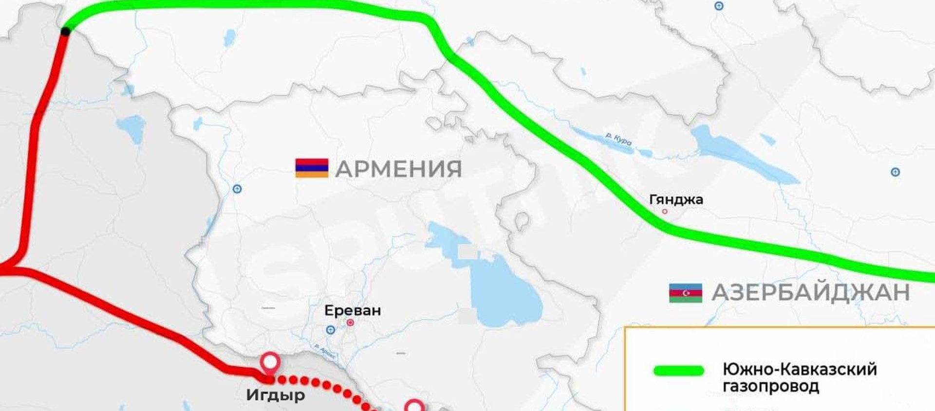 Инфографика: Газопровод из Турции в Нахчыванскую автономную республику (Азербайджан) - Sputnik Азербайджан, 1920, 16.01.2021