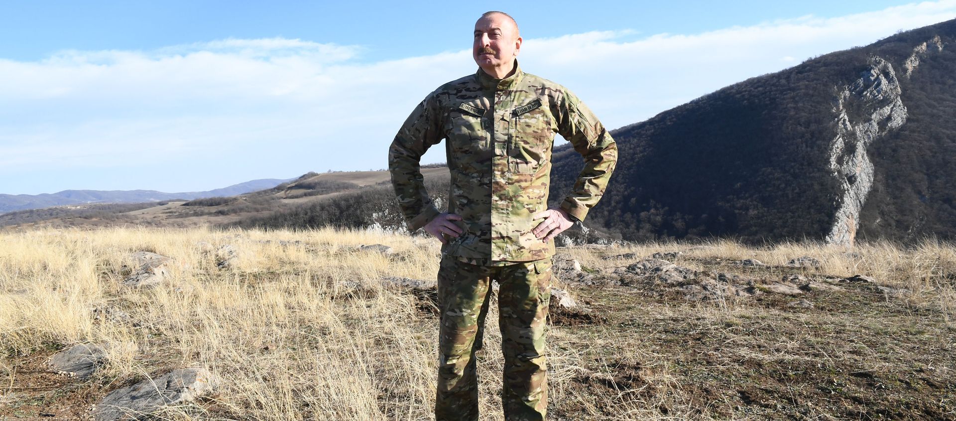 Президент Азербайджана Ильхам Алиев на Джыдыр дюзю Президент Азербайджана Ильхам Алиев на Джыдыр дюзю - Sputnik Азербайджан, 1920, 15.01.2021
