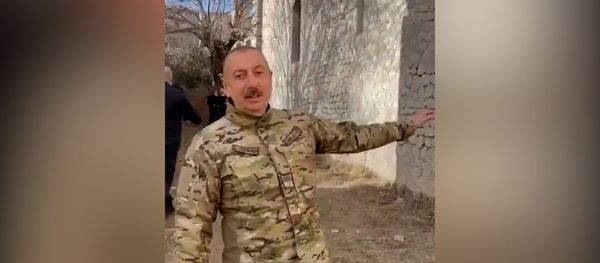 Видео дня: Ильхам Алиев в Шуше - Sputnik Азербайджан
