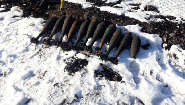 Обнаруженные боеприпасы - Sputnik Азербайджан