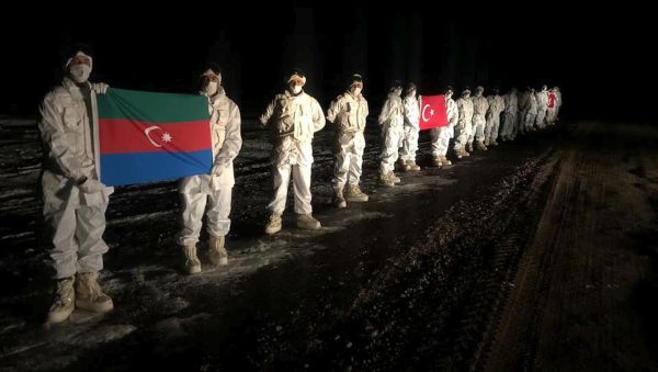 Азербайджанские и турецкие военные в Карсе во время учений, фото из архива - Sputnik Азербайджан