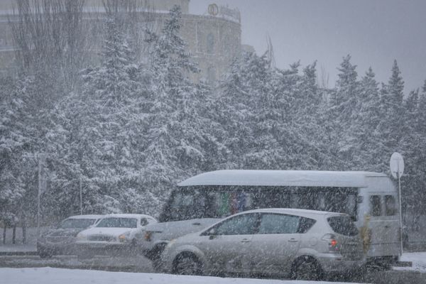 Первый снег в Баку  - Sputnik Азербайджан
