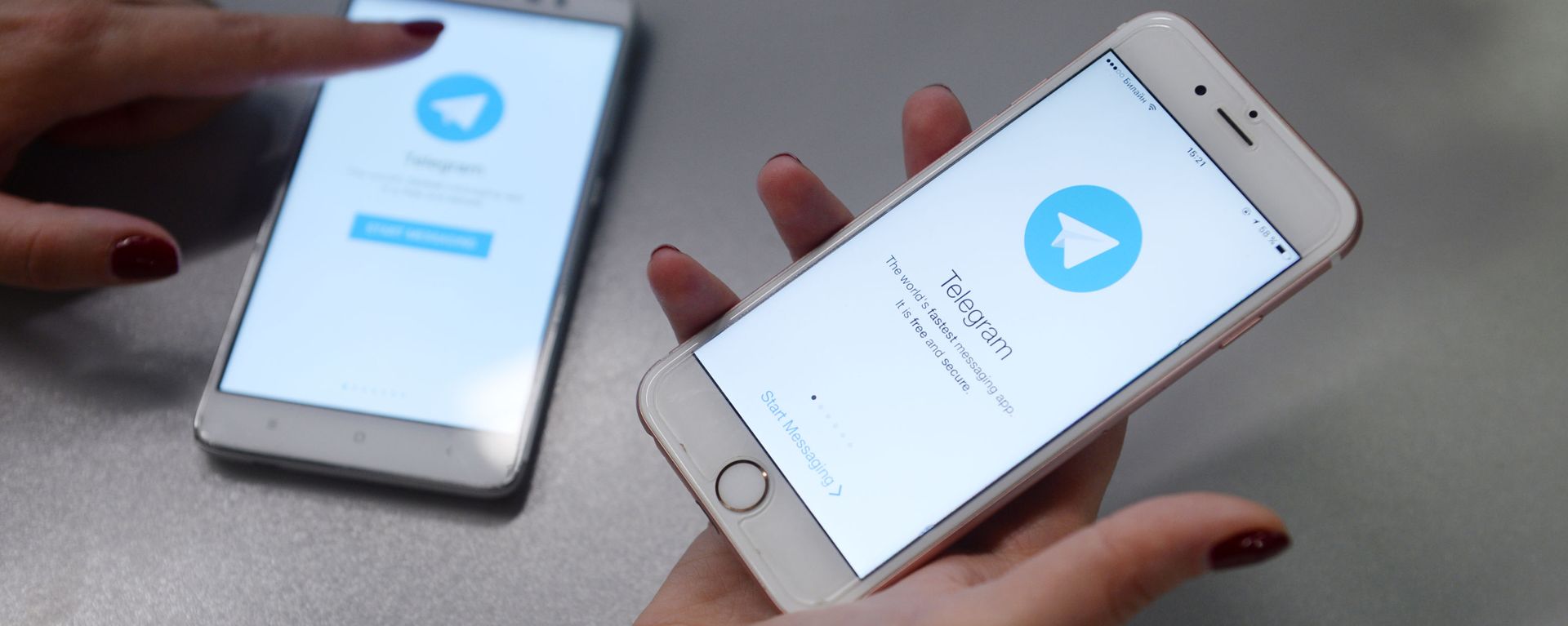 Мессенджер Telegram - Sputnik Азербайджан, 1920, 25.01.2021