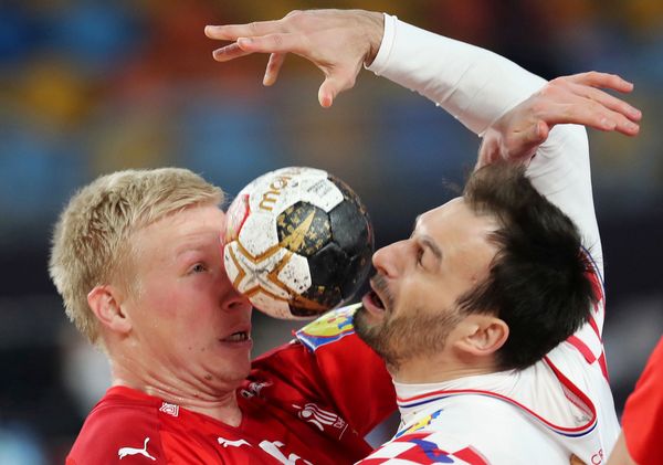 Игроки во время Чемпионата мира по гандболу в Каире, Египет - Sputnik Азербайджан