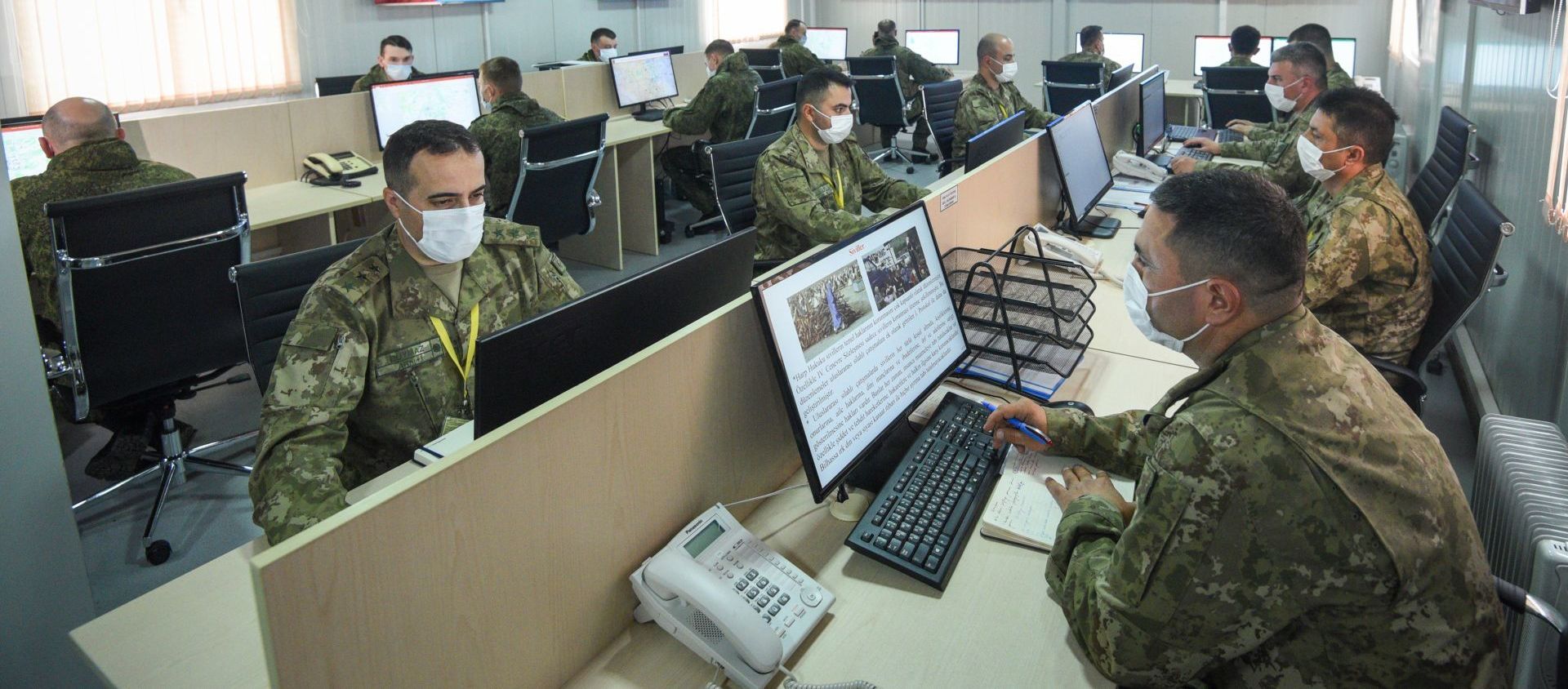 Российско-турецкий центр контроля за соблюдением перемирия в Нагорном Карабахе - Sputnik Азербайджан, 1920, 09.02.2021