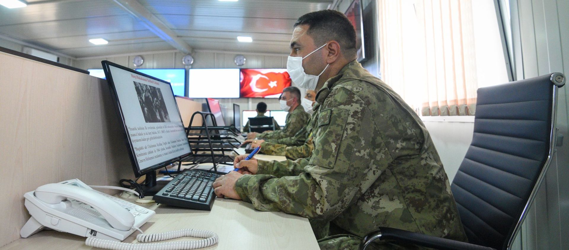 Ağdamda Türkiyə-Rusiya Birgə Monitorinq Mərkəzi - Sputnik Азербайджан, 1920, 09.03.2021