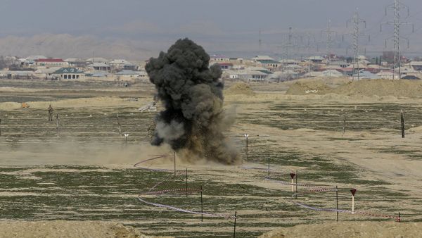Подрыв боеприпасов, фото из архива - Sputnik Азербайджан