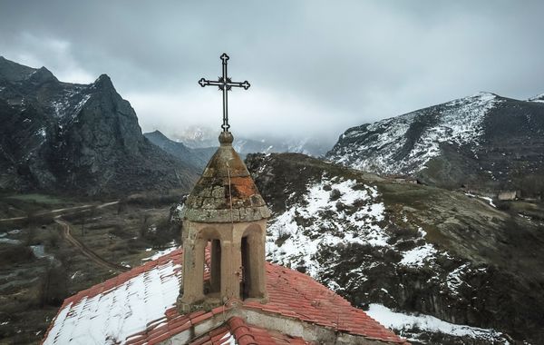 Azərbaycanın Laçın rayonun Husulu kəndində Ağoğlan məbədi-monastırı - Sputnik Азербайджан
