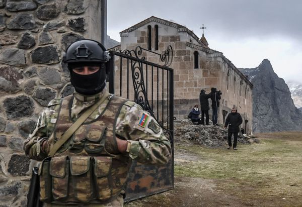 Azərbaycanın Laçın rayonun Husulu kəndində Ağoğlan məbədi-monastırı - Sputnik Азербайджан