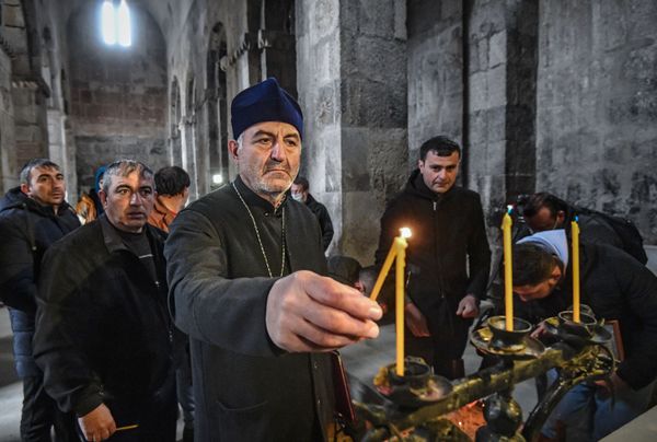 Azərbaycanın Laçın rayonun Husulu kəndində Ağoğlan məbədi-monastırı - Sputnik Азербайджан