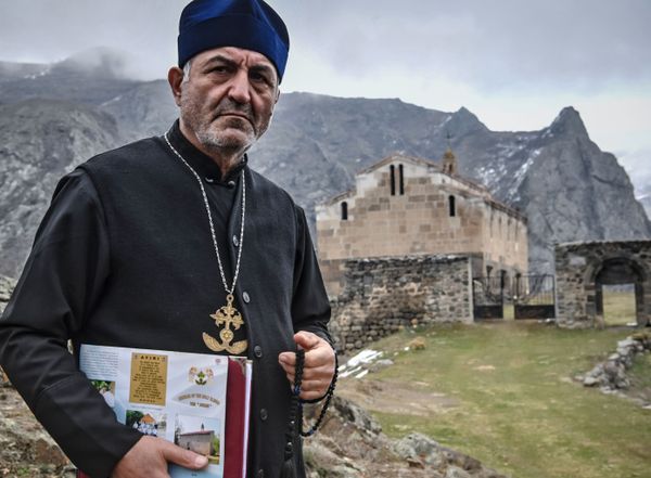 Azərbaycanın Laçın rayonun Husulu kəndində Ağoğlan məbədi-monastırı - Sputnik Азербайджан