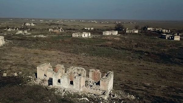 Ağdam rayonunun Eyvazxanbəyli kəndi - Sputnik Азербайджан