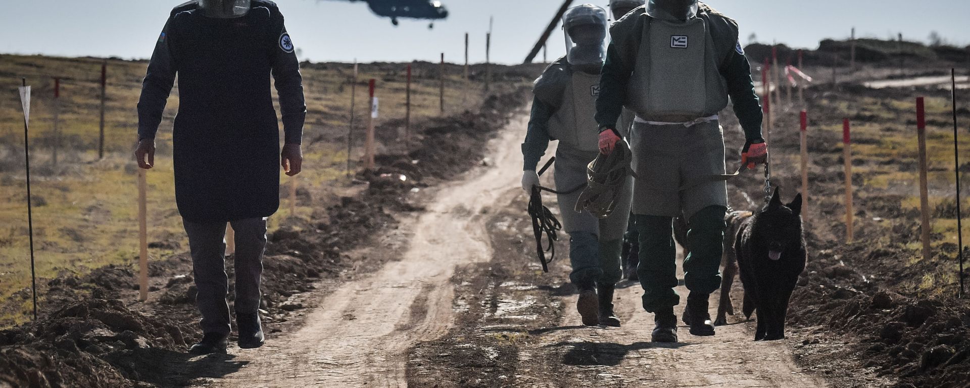 ANAMA əməkdaşları Qarabağda əraziləri minalardan təmzləyirlər - Sputnik Азербайджан, 1920, 21.09.2021