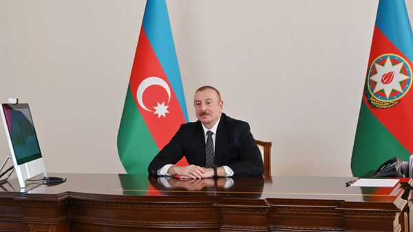 Президент Ильхам Алиев выступил на онлайн Саммите Организации экономического сотрудничества - Sputnik Азербайджан