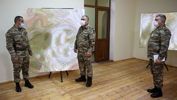 Təlimlərin gedişi barədə məruzələr dinlənilib - Sputnik Азербайджан