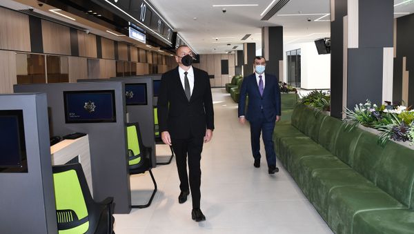Prezident İlham Əliyev açılışda iştirak edib - Sputnik Азербайджан