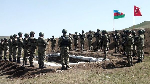 Совместные оперативно-тактические учения азербайджанской и турецкой армий - Sputnik Азербайджан