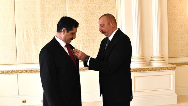 Prezident İlham Əliyev Türkiyənin Azərbaycandakı səfirini qəbul edib - Sputnik Азербайджан