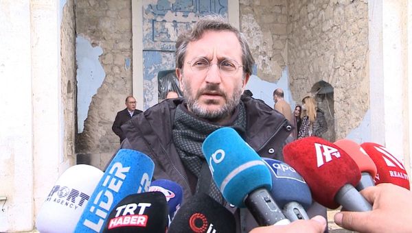 Руководитель Управления по коммуникациям Администрации Президента Турции Фахреттин Алтун - Sputnik Азербайджан