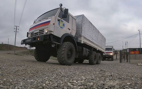 Доставка гуманитарного груза в Кельбаджарский район - Sputnik Азербайджан
