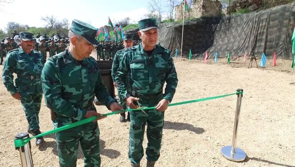 Sərhəddə komendantlıq xidməti-döyüş fəaliy­yə­tinə başla - Sputnik Азербайджан
