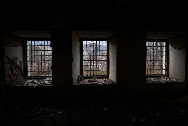 Дом в городе Шуша, принадлежавший известной азербайджанской поэтессе XIX века Хуршидбану Натаван. - Sputnik Азербайджан