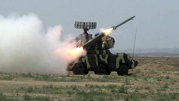 Zenit-raket bölmələrinin döyüş atışlı taktiki təlimləri - Sputnik Азербайджан
