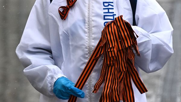 Всероссийская акция Георгиевская ленточка - Sputnik Азербайджан