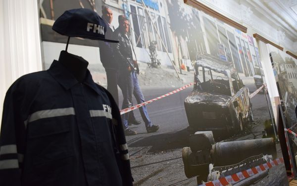 Выставка «Государственный терроризм Армении в объективе азербайджанских фотографов» - Sputnik Азербайджан