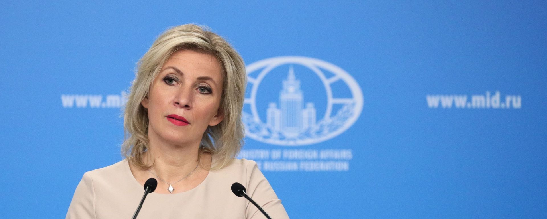 Официальный представитель Министерства иностранных дел России Мария Захарова, фото из архива - Sputnik Азербайджан, 1920, 01.05.2021