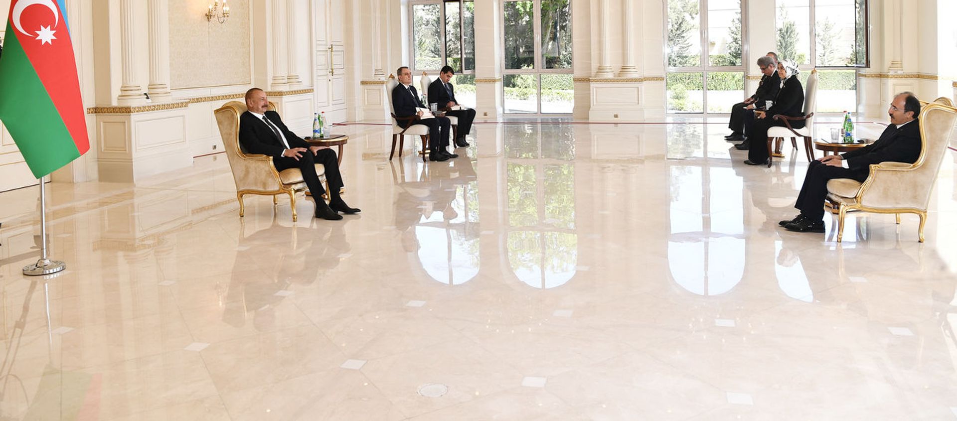 Prezident səfirlərin etimadnaməsini qəbul edib - Sputnik Азербайджан, 1920, 03.05.2021